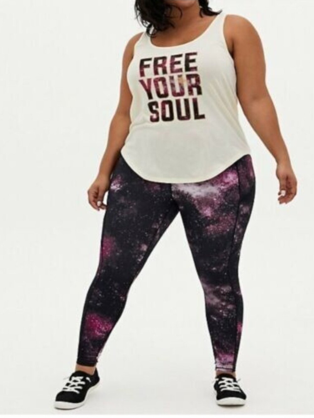 Torrid Galaxy Wicking Active Legging With Pockets Size 4